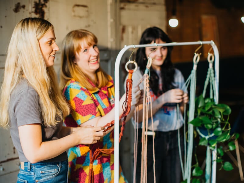 macrame plant hanger